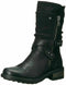 Carlos by Carlos Santana Women Sawyer Leather Almond Toe Black Boots US 6.5 M