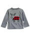 New First Impression Boys Gray Long Sleeve Elk Plaids T Shirt Size 4T - evorr.com
