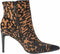Calvin Klein Women Ravie Ankle Boot Heel Natural Animal Print Shoe Size US 8.5 M - evorr.com
