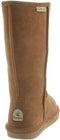 Bearpaw Women Emma Tall Cow Suede Winter Boots Sheepskin Wool Lining Hickory 9 M - evorr.com