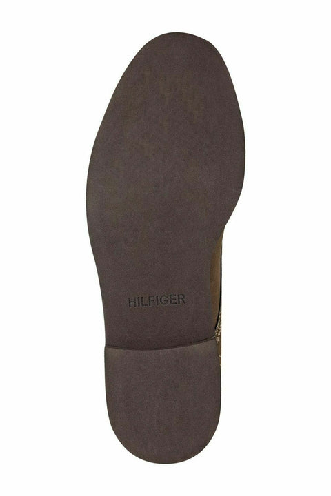 Tommy Hilfiger Men Chukka Boots Goah Lace Up Round Toe Dark Brown Size US 9.5 M