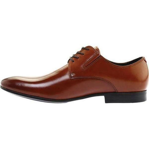 $160 Kenneth Cole New York Men's Mix-er Brown Leather Oxford Dress Shoes 10.5 M - evorr.com