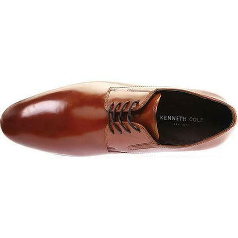 $160 Kenneth Cole New York Men's Mix-er Brown Leather Oxford Dress Shoes 10.5 M - evorr.com