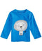 New First Impression Boys Blue Long Sleeve Graphic T Shirt Loin TEE Size 3T