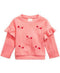 New First Impressions Baby Girls Bow Sweatshirt Pink Long Sleeve SIZE 3-6 Months - evorr.com