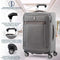 $740 New Travelpro Platinum Elite 25" Expandable Spinner Suitcase Luggage Gray - evorr.com