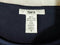 New Bar III Women's Bell  Sleeve Blue Chiffon hem Tie Closure Side Blouse Top S - evorr.com