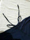 New Bar III Women's Bell  Sleeve Blue Chiffon hem Tie Closure Side Blouse Top S - evorr.com
