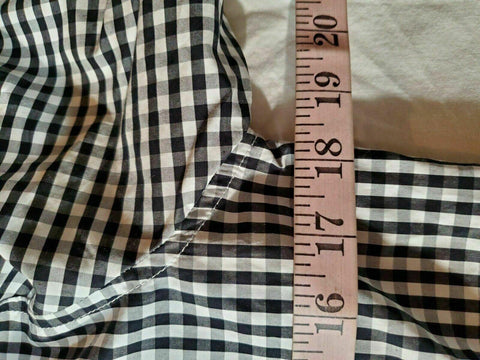 New Lauren Ralph Lauren Women 3/4 Sleeve Blue Check Blouse Top Collared Size XS - evorr.com