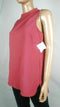 NEW ALFANI Women's Sleeveless Pink High Neck Blouse Top Size 4 - evorr.com