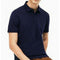 Authentic Lacoste Men Short Sleeve Paris Logo Polo Shirt Cotton Navy Blue 3XL