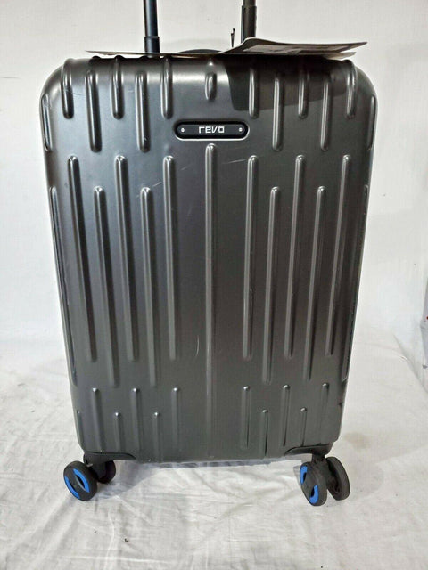 REVO Rain 20" Expandable Spinner Wheels Carry On Suitcase Hard Luggage TSA - evorr.com