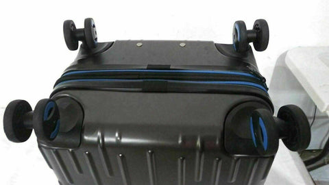 REVO Rain 20" Expandable Spinner Wheels Carry On Suitcase Hard Luggage TSA - evorr.com