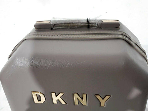 DKNY Allure 20" Hard Case Spinner Suitcase Luggage Carry On Gray - evorr.com