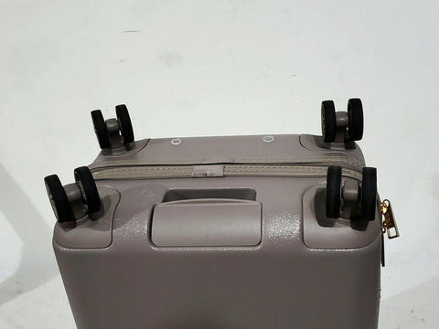 DKNY Allure 20" Hard Case Spinner Suitcase Luggage Carry On Gray - evorr.com