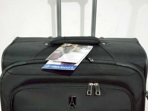 NEW TRAVELPRO WALKABOUT 5 25" SPINNER SUITCASE BLACK LUGGAGE - evorr.com