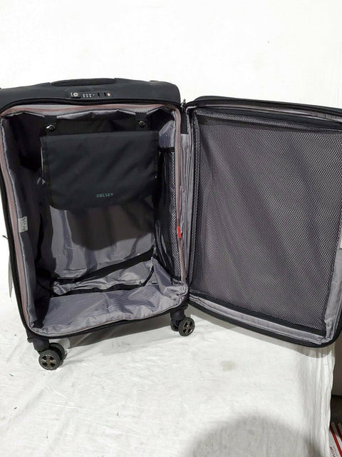Delsey Helium DLX 25" Softside Check-In Spinner Luggage Suitcase Green