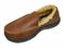 Weatherproof Men Memory Foam Leather Slipper Indoor/Outdoor Moccasin Tan M 8-9 - evorr.com