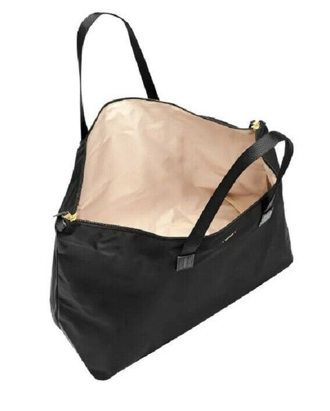 New TUMI Voyageur Women's JUST IN CASE Tote Travel Bag Black Nylon
