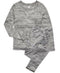 Max & Olivia 2 Piece Suit Body Waffle Thermal Set Gray SIZE 2T