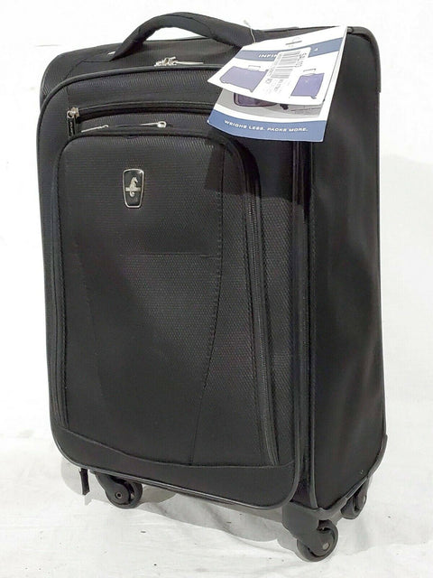 Atlantic Infinity Lite 4 21" Expandable Spinner Luggage Carry On Black