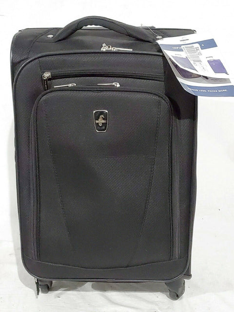 Atlantic Infinity Lite 4 21" Expandable Spinner Luggage Carry On Black