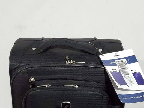Atlantic Infinity Lite 4 21" Expandable Spinner Luggage Carry On Black