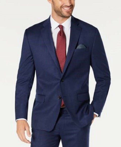 $450 RALPH LAUREN Men Long Sleeve Two Button Jacket Blazer Wool Stretch Size 52R