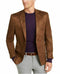 $295 RALPH LAUREN Men Long Sleeve Two Button Faux-Suede Sport Coat Brown 38 S