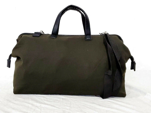 New JOHN VARVATOS Carry on 22" Green Duffel Bag Weekender