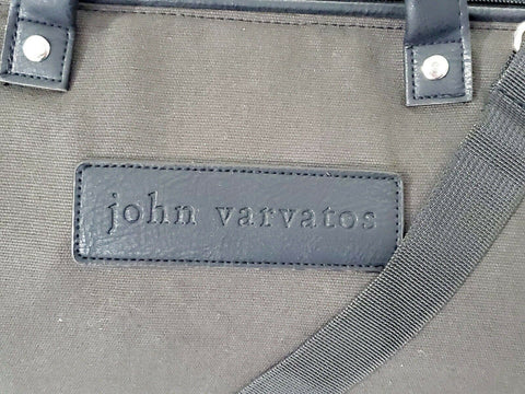 New JOHN VARVATOS Carry on 22" Green Duffel Bag Weekender