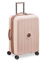 $460 DELSEY St. Tropez 24" Hardside Spinner Luggage Suitcase Blue Check-In Size