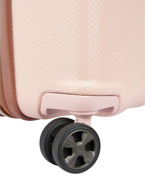 $460 DELSEY St. Tropez 24" Hardside Spinner Luggage Suitcase Pink Check-In Size