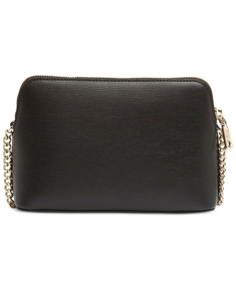 $148 New DKNY Women's Leather Bryant Dome Crossbody Shoulder Bag Black