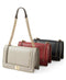 New INC CONCEPTS Women's Ajae Flap Crossbody Shoulder Bag Studded Beige