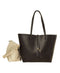 Imoshion Women Classic 2-in-1 Vegan Leather Purse Two Toned Reversible Tote Bag