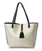 Imoshion Women Classic 2-in-1 Vegan Leather Purse Two Toned Reversible Tote Bag