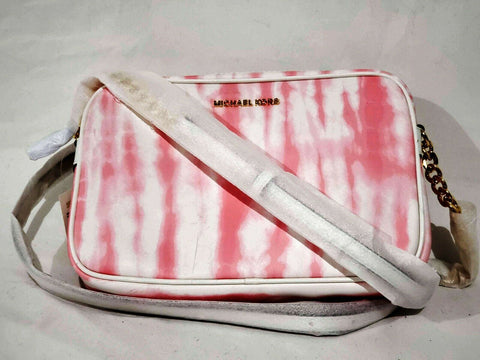 $168 MICHAEL KORS Women's Jet Set East West Crossbody Shoulder BAG Pink