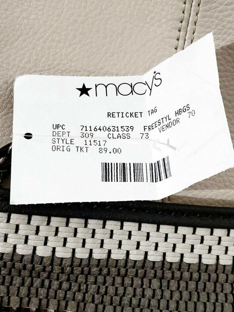 $89 The SAK Women Lucia Crochet Crossbody Bamboo Static Shoulder Bag Ivory