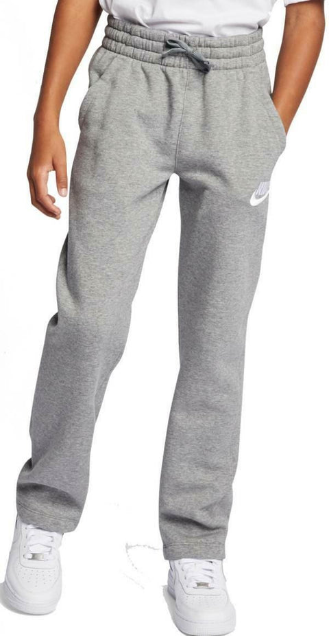 New NIKE Big Boys Gray Sweat Pants Jersey Jogger Pants Size M