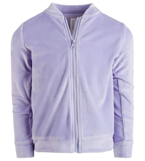 NEW IDEOLOGY Girls 2-Piece VELOUR Sweatshirt & Pants Set Purple Size 6