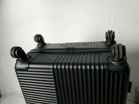 New Travelers Club Luggage Basette 28" Check-In Black Hard Luggage Suitcase