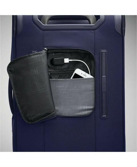 $460 Samsonite Silhouette 16 21" Softside Expandable Spinner Suitcase Carry On