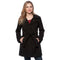 New London fog Women's Black Double Collar Belted Trench Coat Size XL