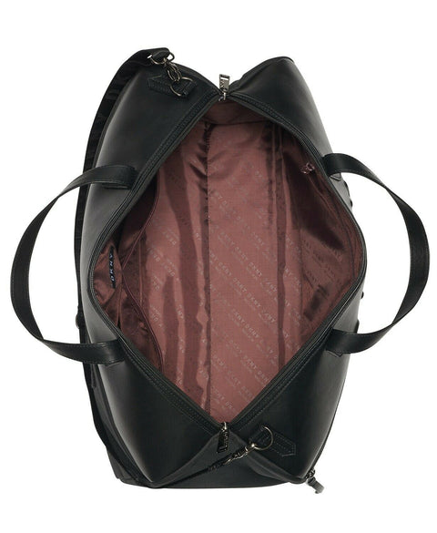 New DKNY Trademark Duffle Bag Black Travel Bag 21" Cary On
