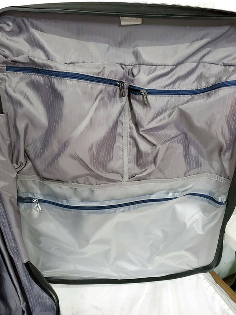 $400 Delsey Eclipse 29" Hard Case Spinner Suitcase Luggage Expandable Blue