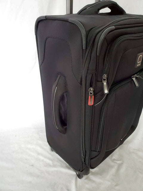 Delsey OptiMax Lite 21" Expandable Carry-On Suitcase Luggage Spinner Black
