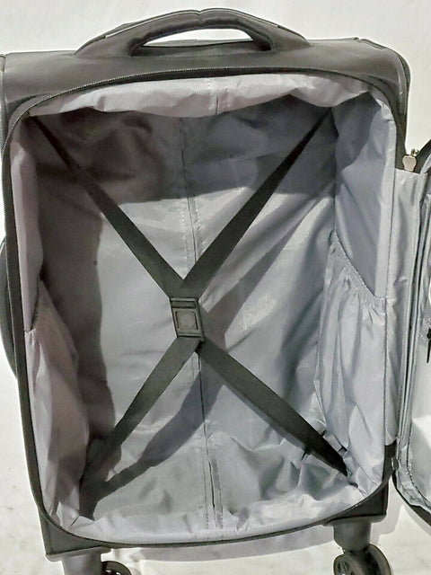 Delsey OptiMax Lite 21" Expandable Carry-On Suitcase Luggage Spinner Black
