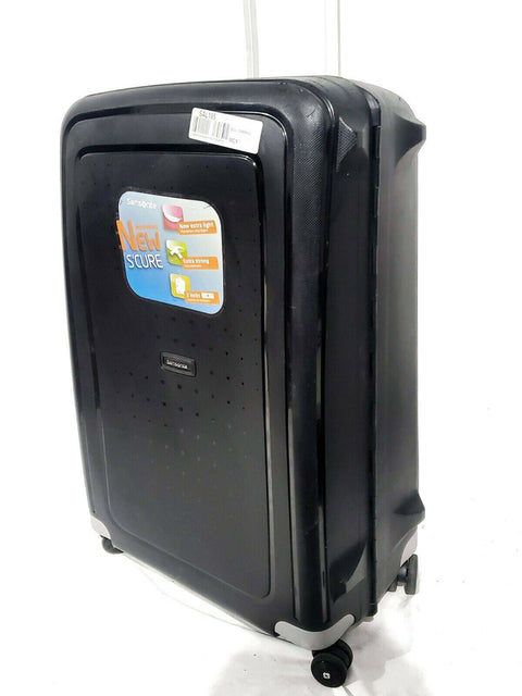 $580 Samsonite S'Cure 28" Zipperless Spinner Luggage Suitcase Black Hardcase