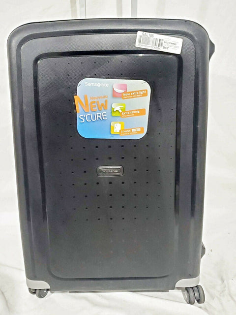 $580 Samsonite S'Cure 28" Zipperless Spinner Luggage Suitcase Black Hardcase